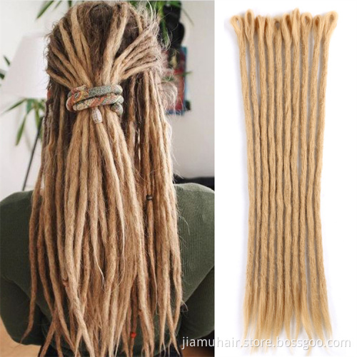 22 inch Rock&Roll Hippie Synthetic Crochet Braiding Handmade Dreadlocks Extensions Crochet Braids Reggae Hair